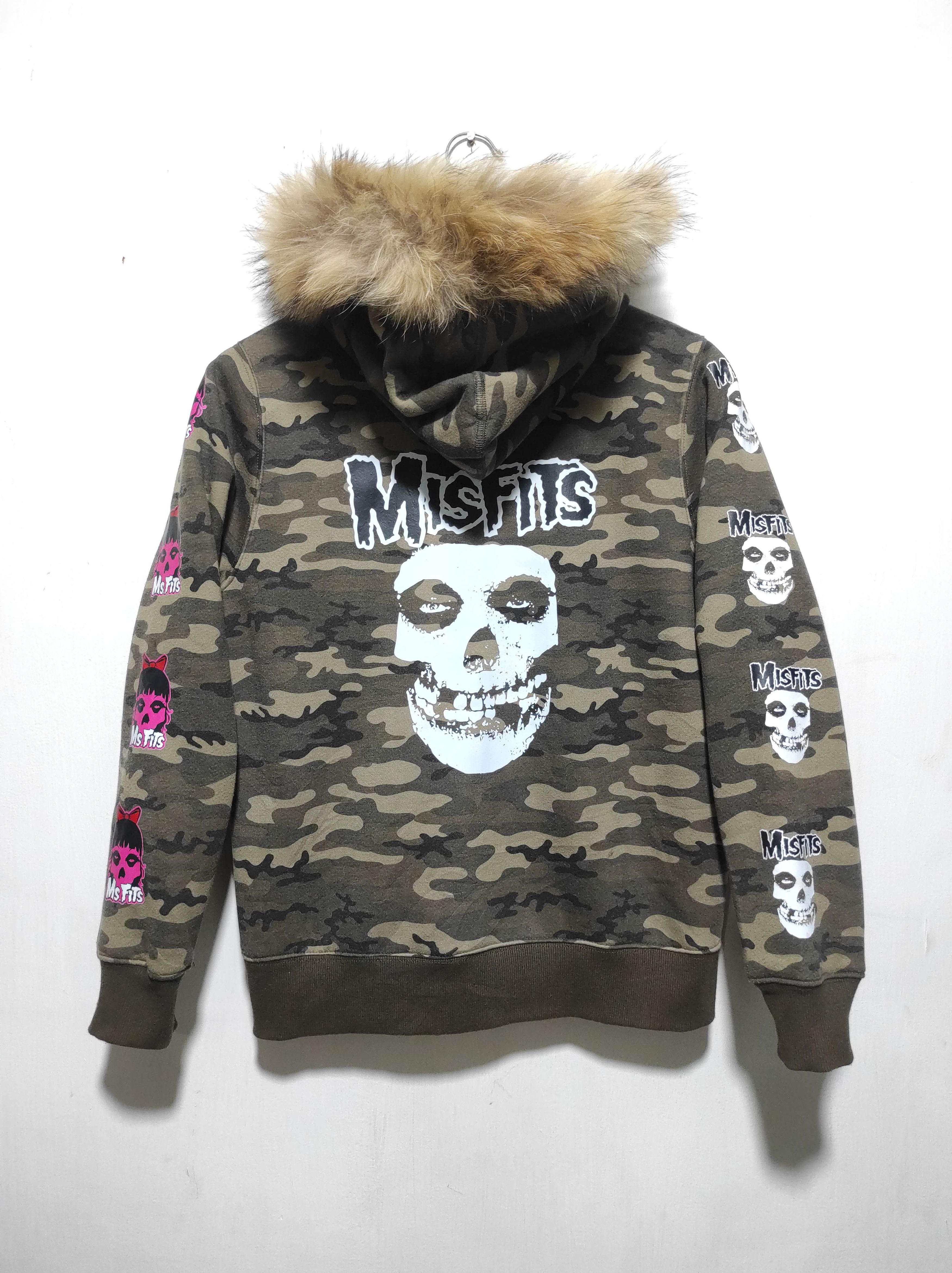 If Six Was Nine Custom Camo Misfits Zip Fur Hoodie i6w9 lgb style Size US S / EU 44-46 / 1 - 14 Thumbnail