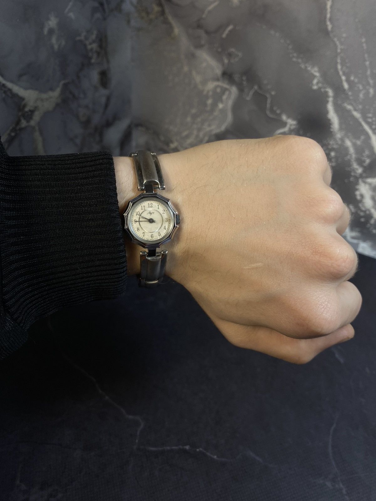 Jewelry Vintage Soviet Luch Mechanical Watch, Octagonal Case Size ONE SIZE - 4 Thumbnail