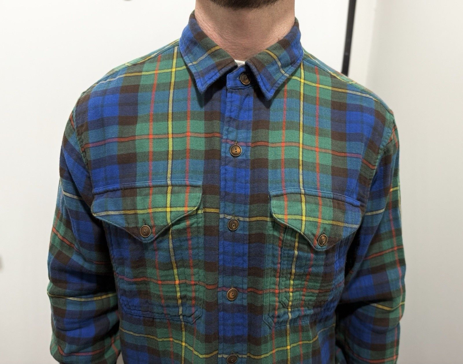 Polo Ralph Lauren DDP Polo Ralph Lauren Mens Shirt Flannel Plaid Warm Cozy Size US L / EU 52-54 / 3 - 4 Thumbnail