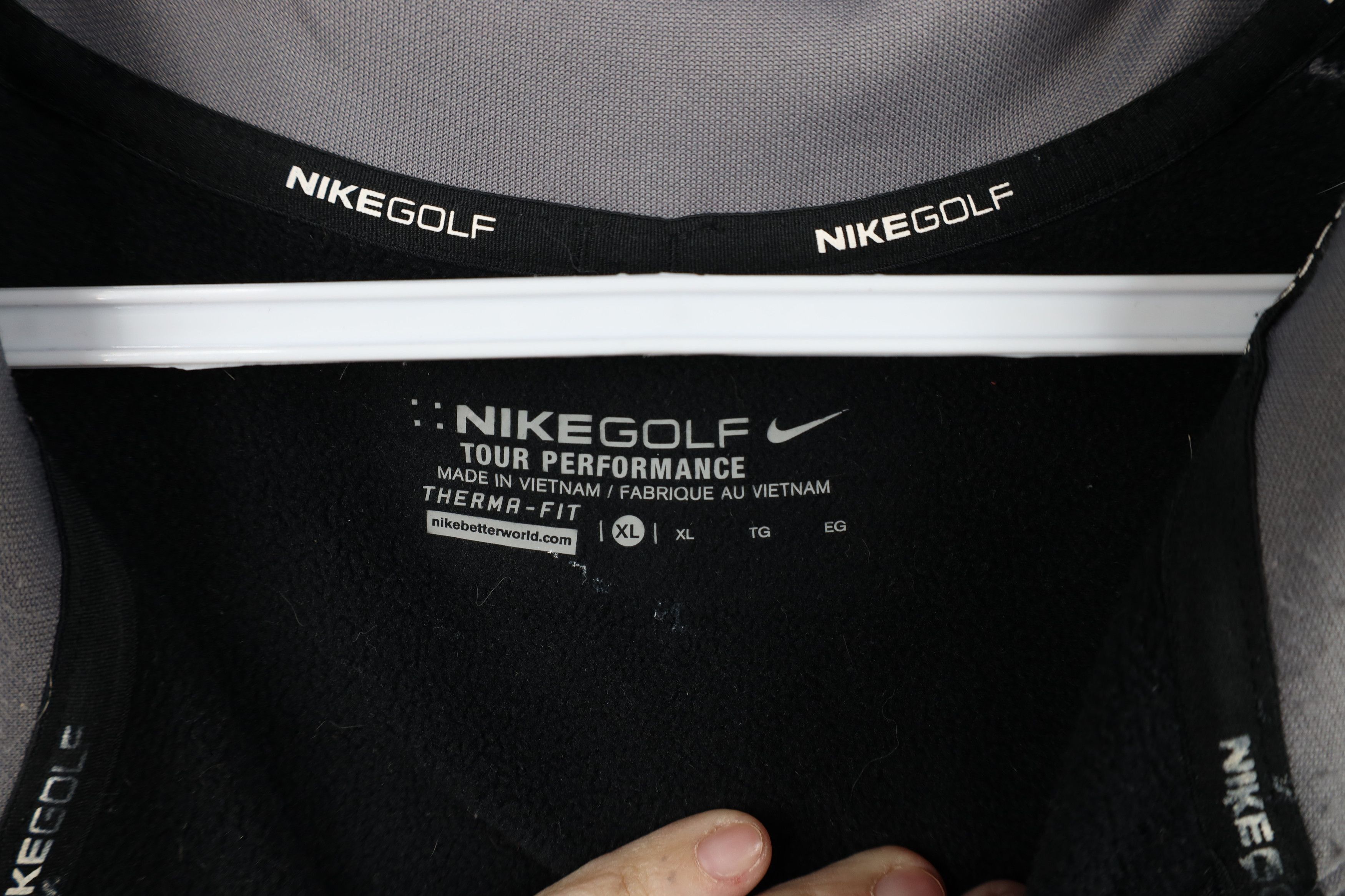 Nike Nike Golf Tour Performance Mini Swoosh Half Zip Sweater Size US XL / EU 56 / 4 - 9 Thumbnail