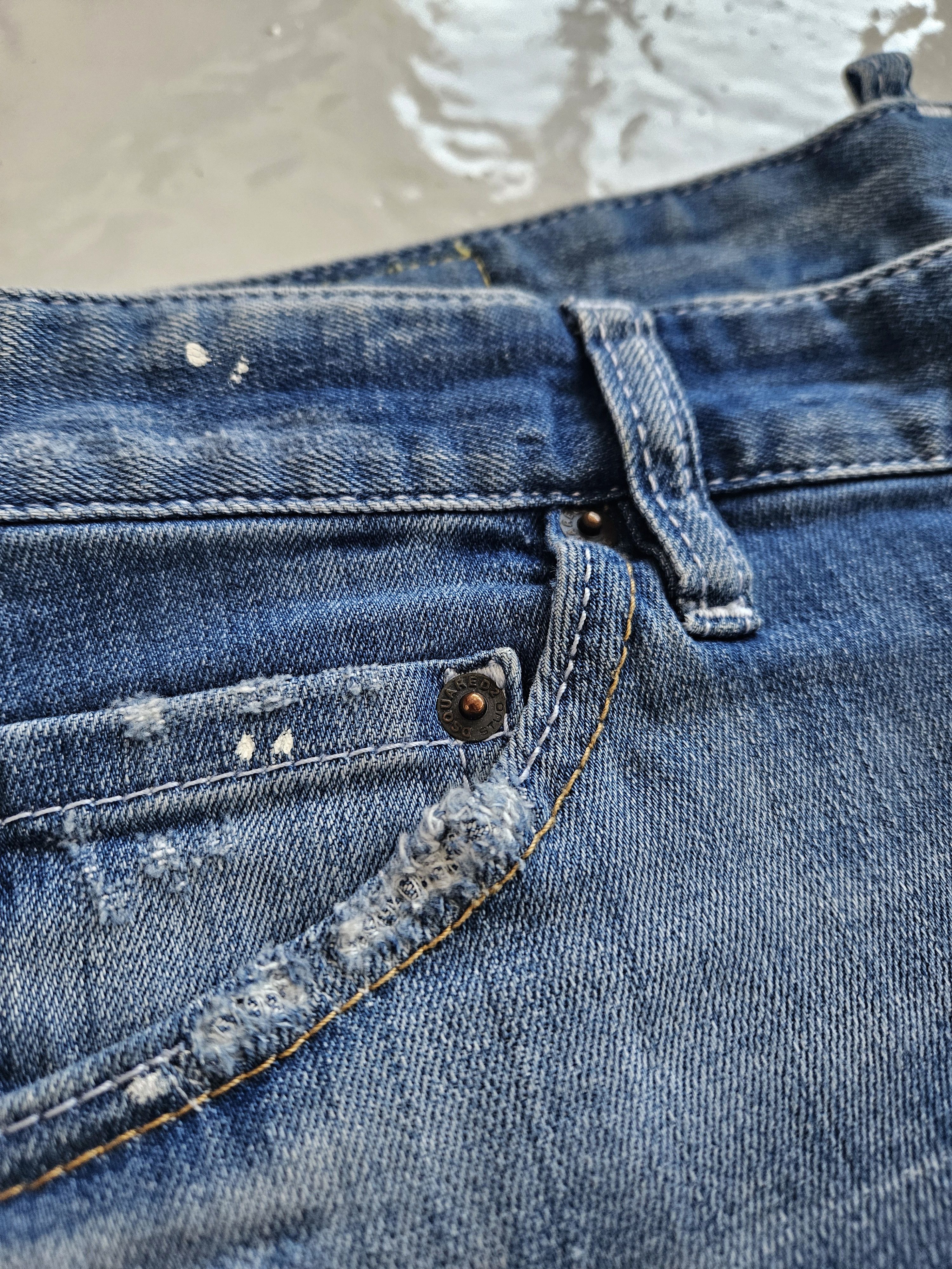 Dsquared2 Dsquared2 square crotch short distressed denim Size US 32 / EU 48 - 8 Thumbnail