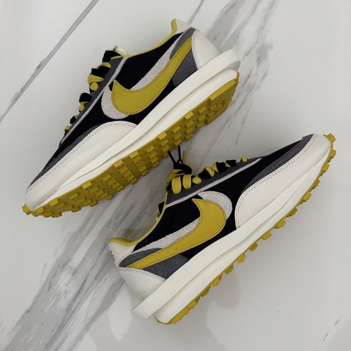 Nike × Sacai × Undercover Nike x Sacai x Undercover LDWaffle “Bright Citron” Size US 9 / EU 42 - 3 Thumbnail