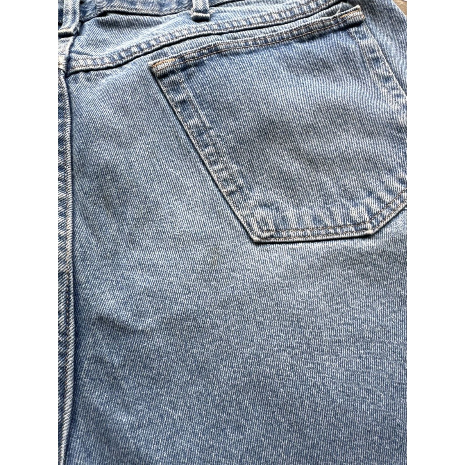 Vintage Thrashed Faded Light Wash Jean Shorts ERD Grunge Wrangler Size US 40 / EU 56 - 5 Thumbnail