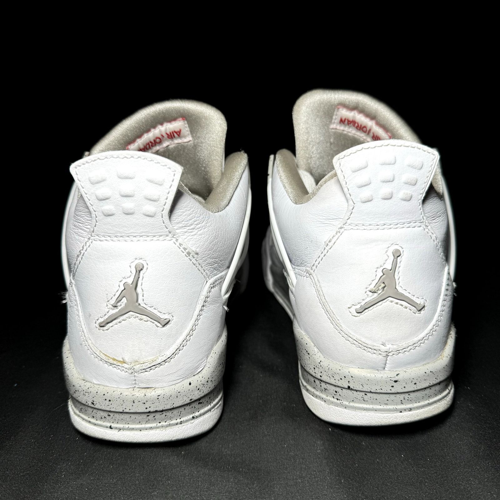 Jordan Brand × Nike Size 6.5 - Nike Air Jordan 4 Retro GS White Oreo 2021 Shoes Size US 6.5 / EU 39-40 - 5 Thumbnail