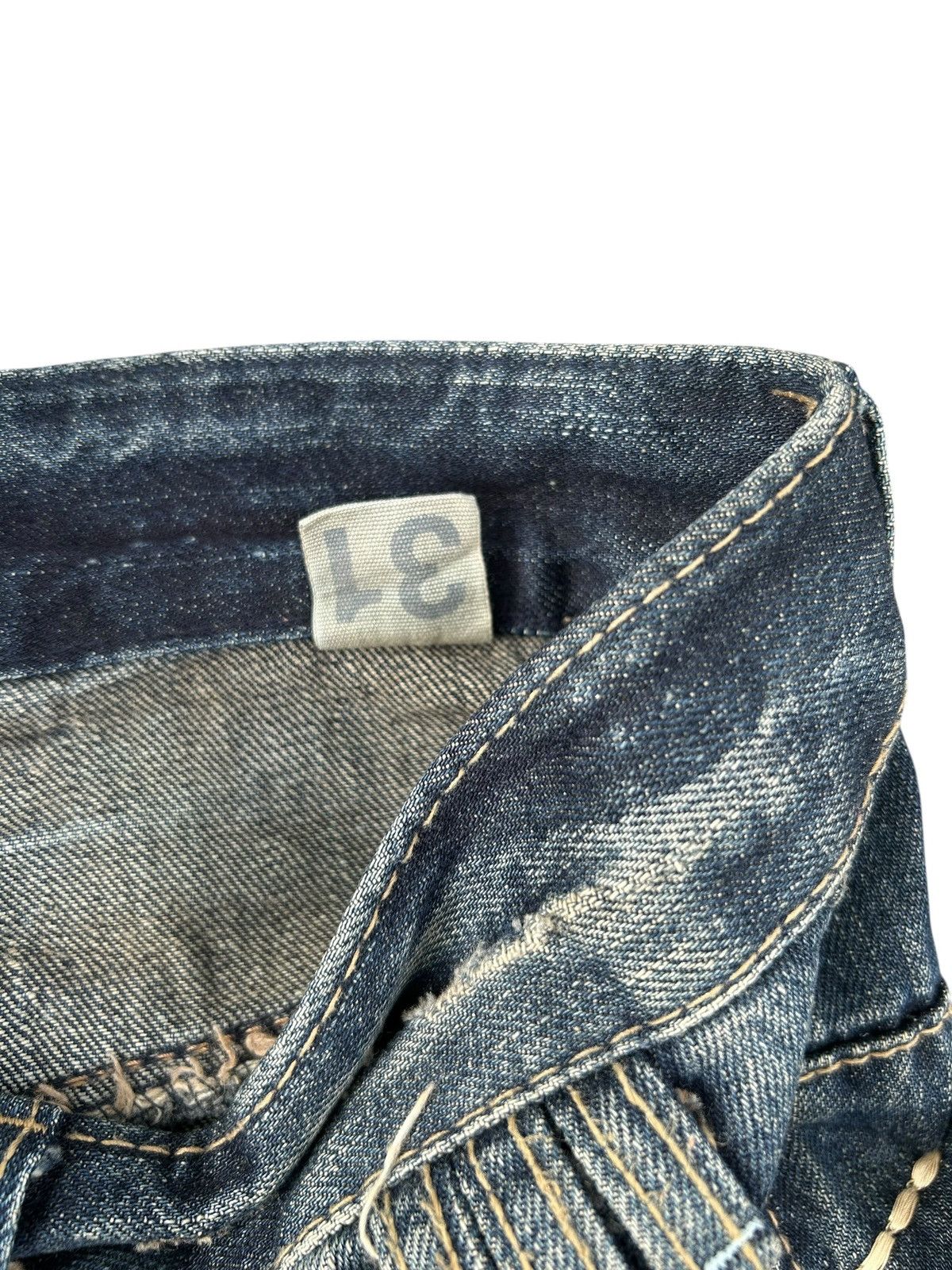 Kapital YOSHITOMO NARA LOLITA Exotic Vintage Rusty Faded Denim Jeans Size US 34 / EU 50 - 11 Thumbnail