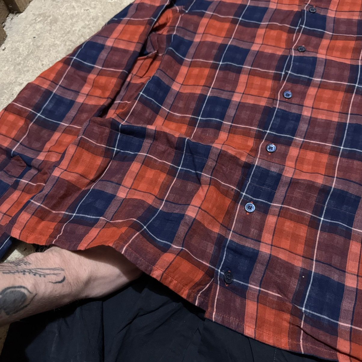 Raf Simons × Vintage Raf simons Double layer flannel shirt bottoms up Size US L / EU 52-54 / 3 - 7 Thumbnail