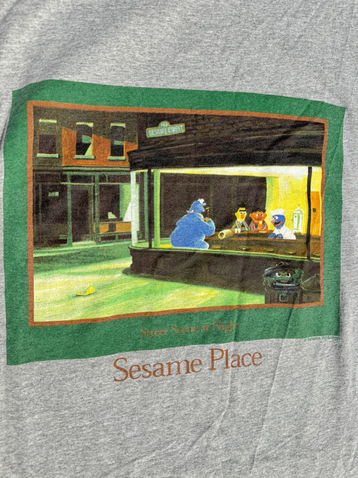 Vintage Vintage Sesame Street 90’s Lee Parody Humor Supreme T-Shirt Size US L / EU 52-54 / 3 - 3 Thumbnail