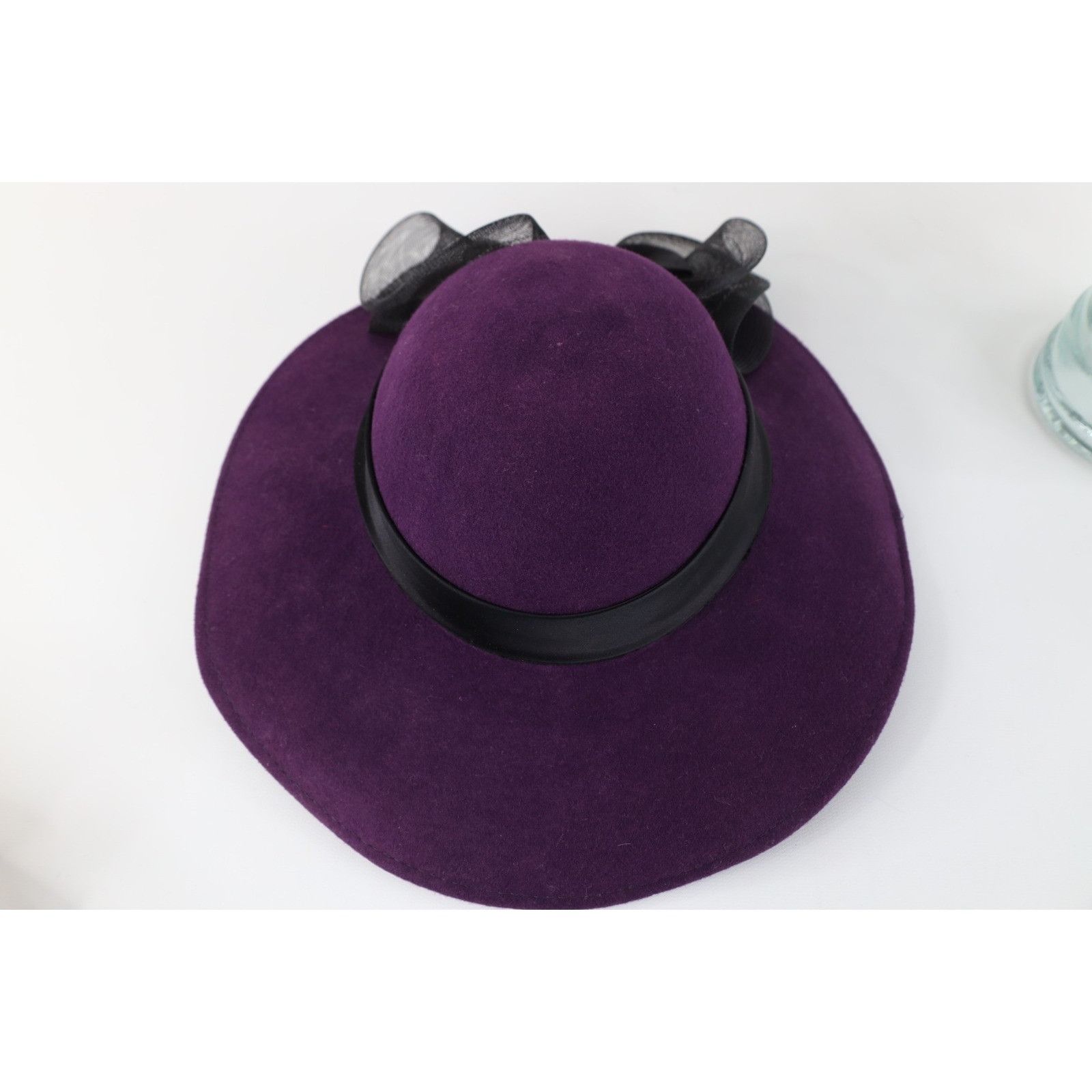 Vintage Vintage 70s Bollman Hat Co Wool Felt Cloche Hat with Bow Size ONE SIZE - 5 Thumbnail