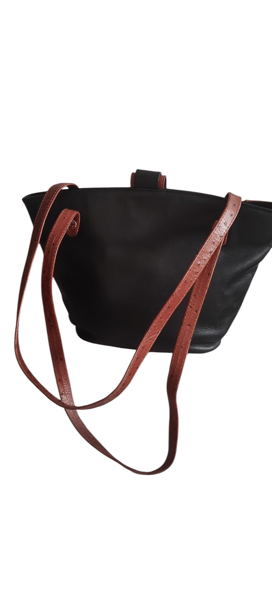 Leather × Vintage Pourchet Paris Leather Bag Genuine Leather Made in France Size ONE SIZE - 2 Thumbnail