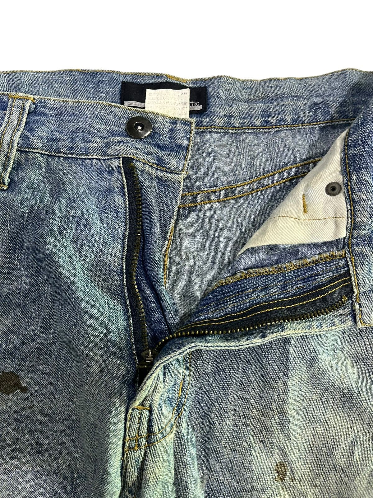 If Six Was Nine × In The Attic × Japanese Brand FINAL DROP💥 IN THE ATTIC PAINT SPLATTER DISTRESSED JEANS Size US 31 - 9 Thumbnail