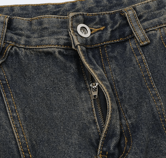 Japanese Brand × Jean Retro high street men's American style loose cargo jeans Size US 32 / EU 48 - 3 Thumbnail