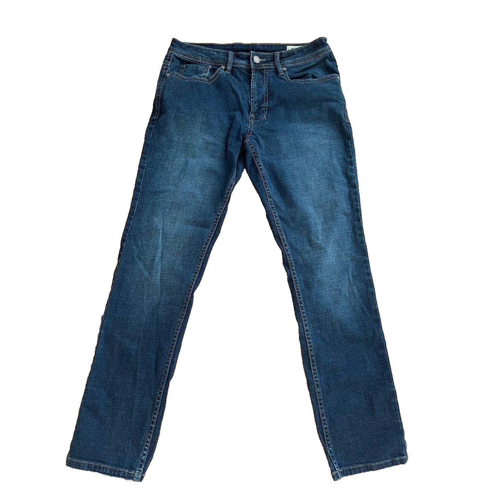 Michael Jackson Jackson Men Trento Blue Slim Fit Jean Blue Size 32 A000862 Size US 32 / EU 48 - 1 Thumbnail