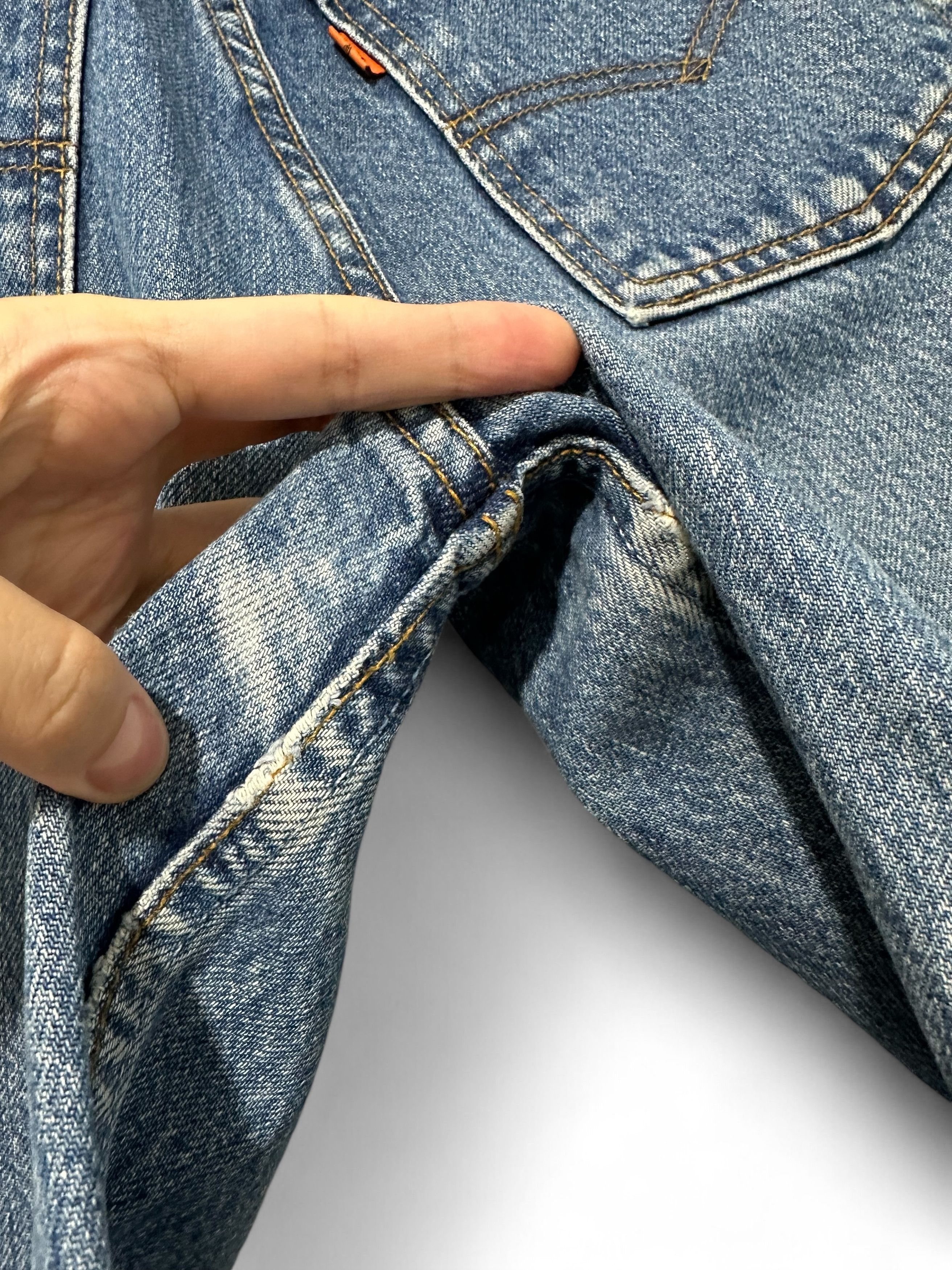 Levi's × Vintage Vintage Levi's 881 Orange Tab Women's Denim w 29 l 30 Size 29" - 3 Thumbnail