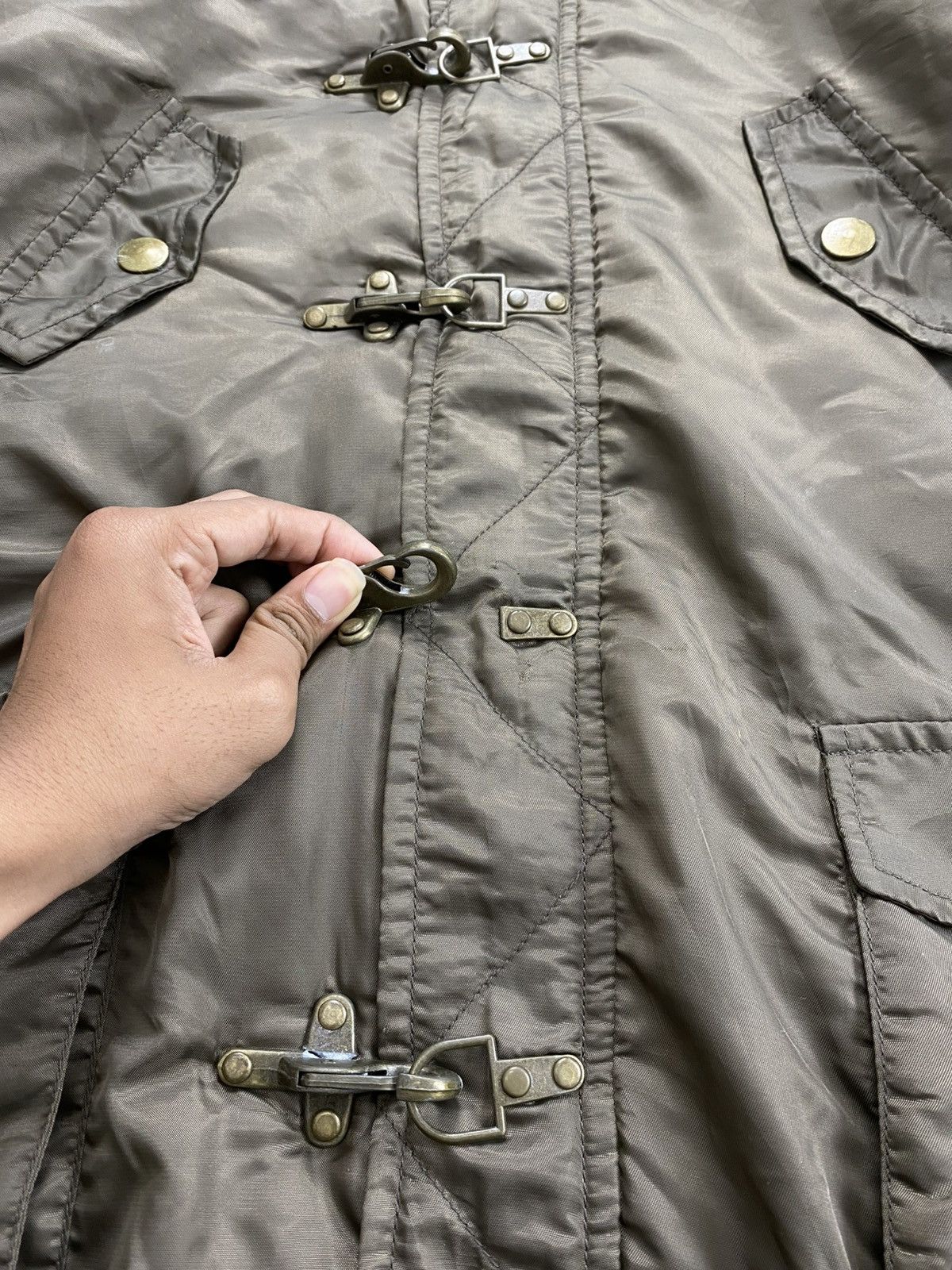 In The Attic Crazy Angle Velour Fireman Lgb Multipocket Parka Fur Jacket Size US L / EU 52-54 / 3 - 11 Thumbnail
