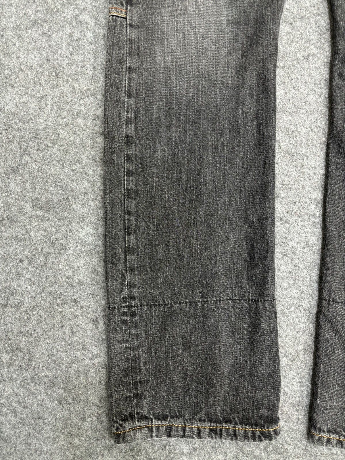 Japanese Brand 💥Insane Double Waist💥Rare Dominate Black Wash Denim F526 Size US 30 / EU 46 - 9 Thumbnail