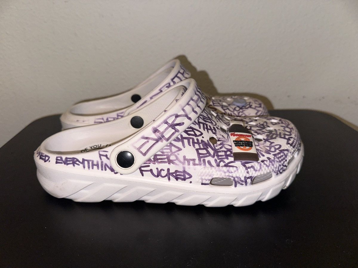 ineverheardofyou Ineverheardofyou Fuck Everything Crocs 8 Size US 8.5 / EU 41-42 - 2 Thumbnail