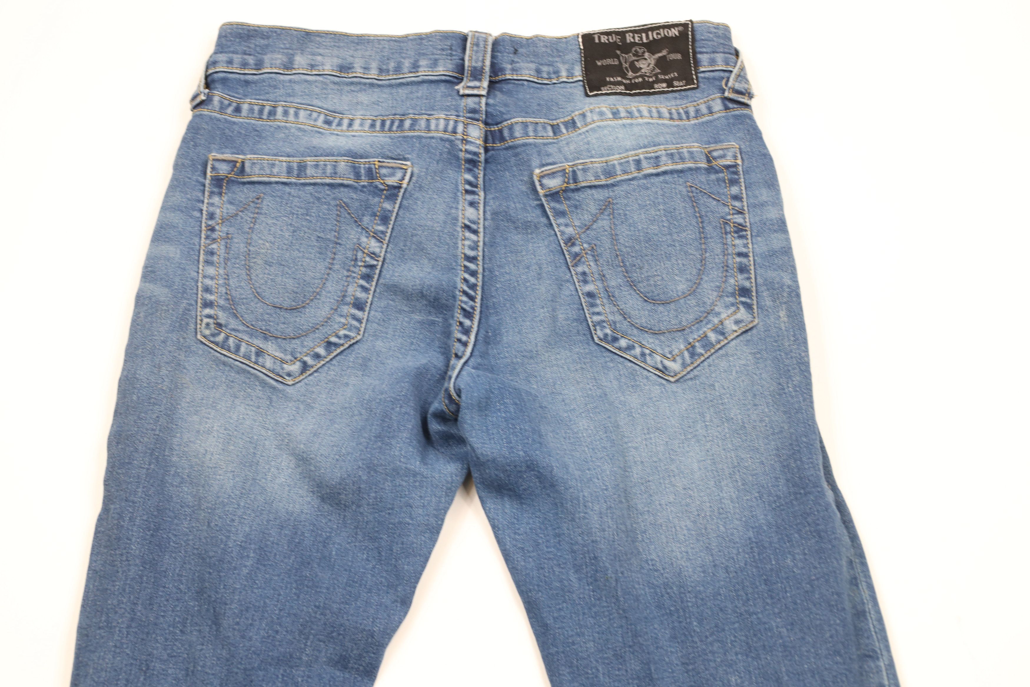 True Religion × Vintage True Religion Stretch Ricky Relaxed Straight Leg Jeans Size US 31 - 9 Thumbnail
