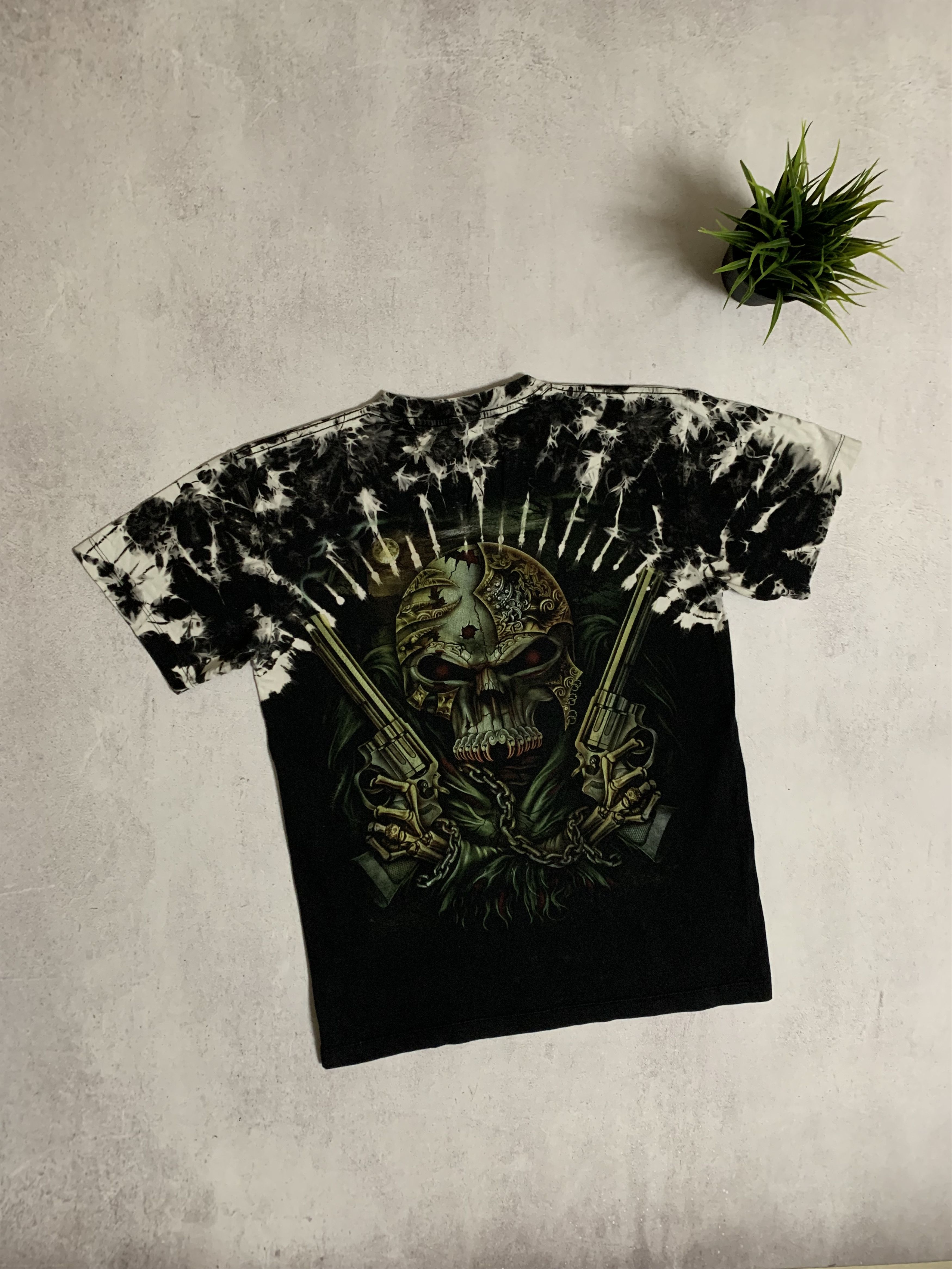 Band Tees × Vintage Vintage Skull Gans T Shirt Tee Baggy Metal Crazy Y2K 90s Size US M / EU 48-50 / 2 - 10 Thumbnail