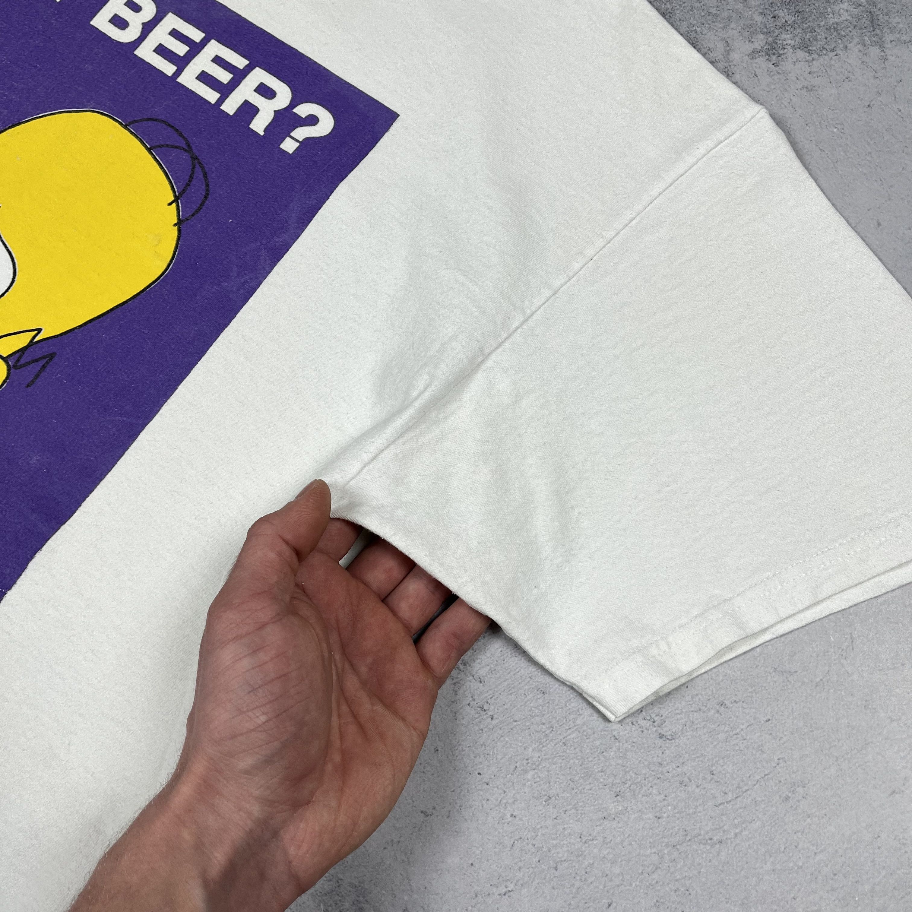 Cartoon Network Vintage Simpsons Homer “Got Beer?” Cartoon T Shirt 90’s Size US XL / EU 56 / 4 - 15 Thumbnail