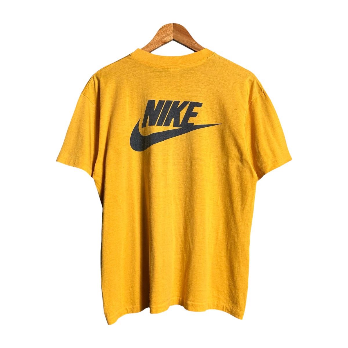 Nike Vintage 80s Nike Big Swoosh Sports T-Shirt Size US XL / EU 56 / 4 - 2 Thumbnail