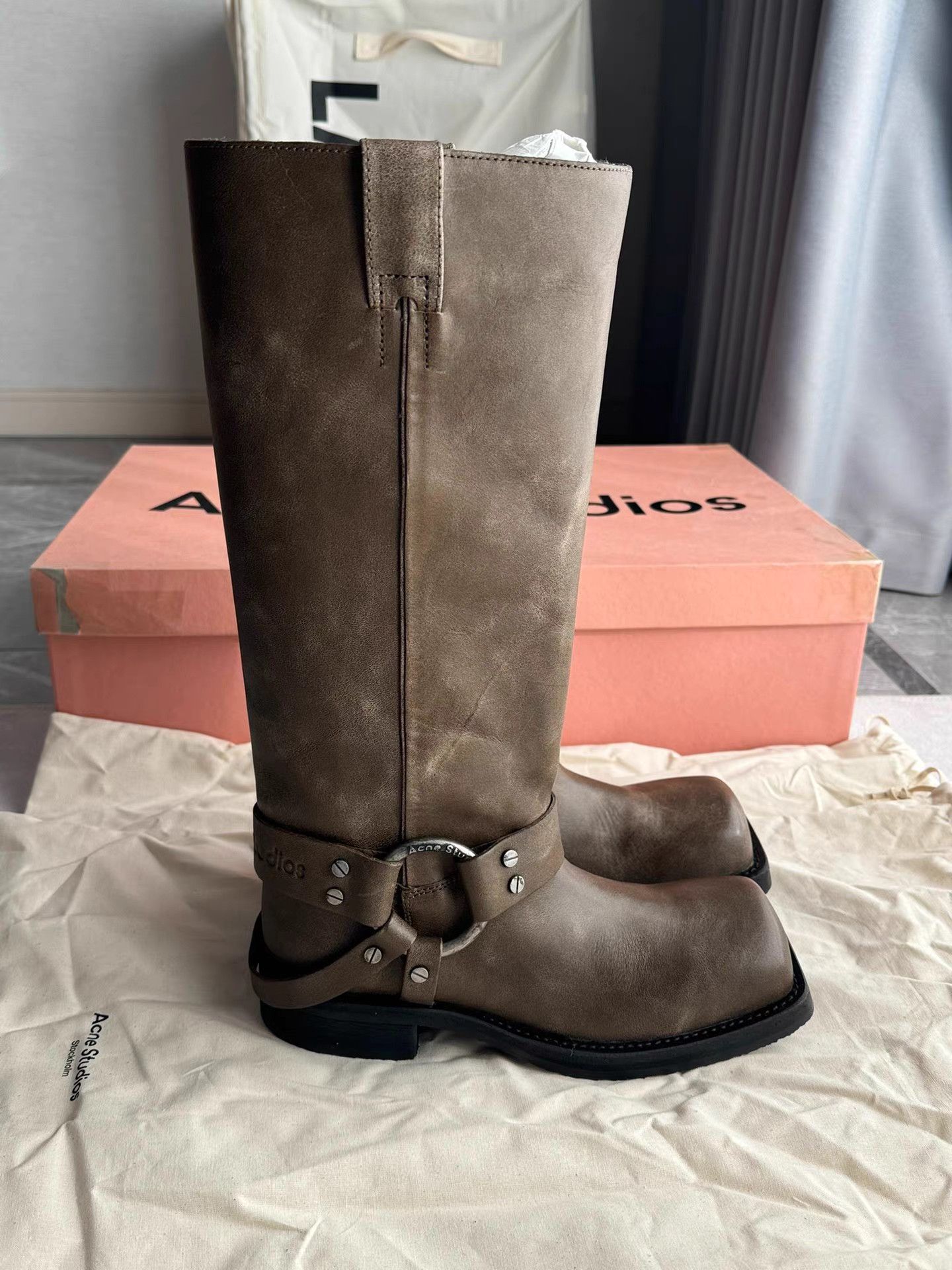 Acne Studios Acne Studios Tall Riding Boots K6 Size US 7 / IT 37 - 3 Thumbnail