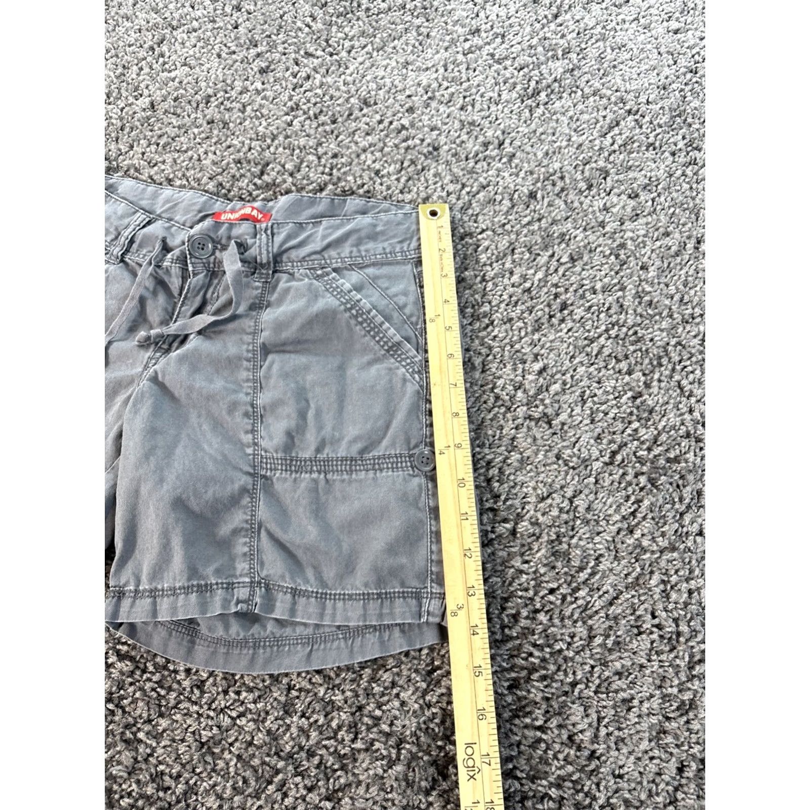 Vintage VINTAGE Union Bay Shorts Womens 30 Gray Cargo Mini Y2K Denim Cotton Cut-Off Waist 30 Womens Size 30" / US 8 / IT 44 - 2 Thumbnail