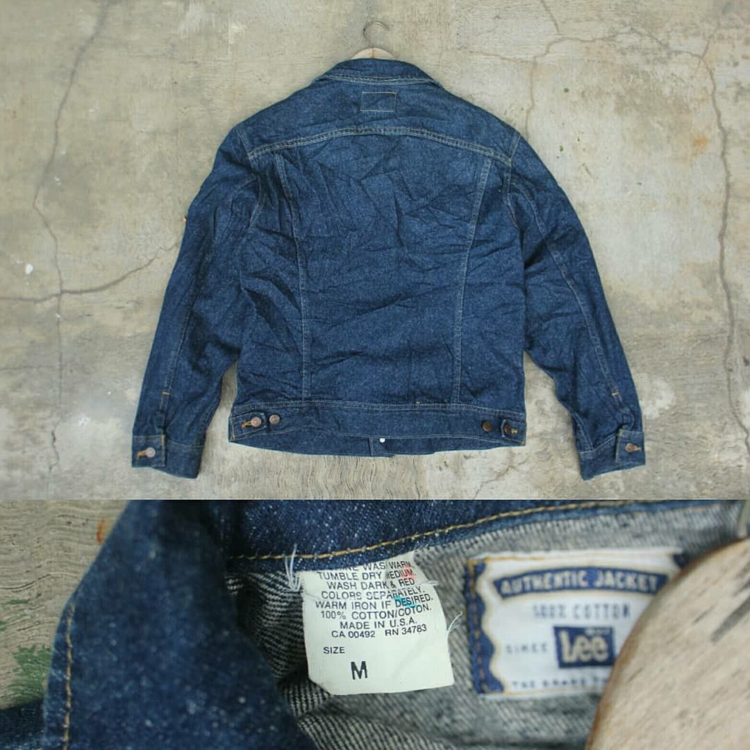 Lee Vintage Lee Authentic Jacket Size M Made in USA denim jeans Size US M / EU 48-50 / 2 - 5 Thumbnail