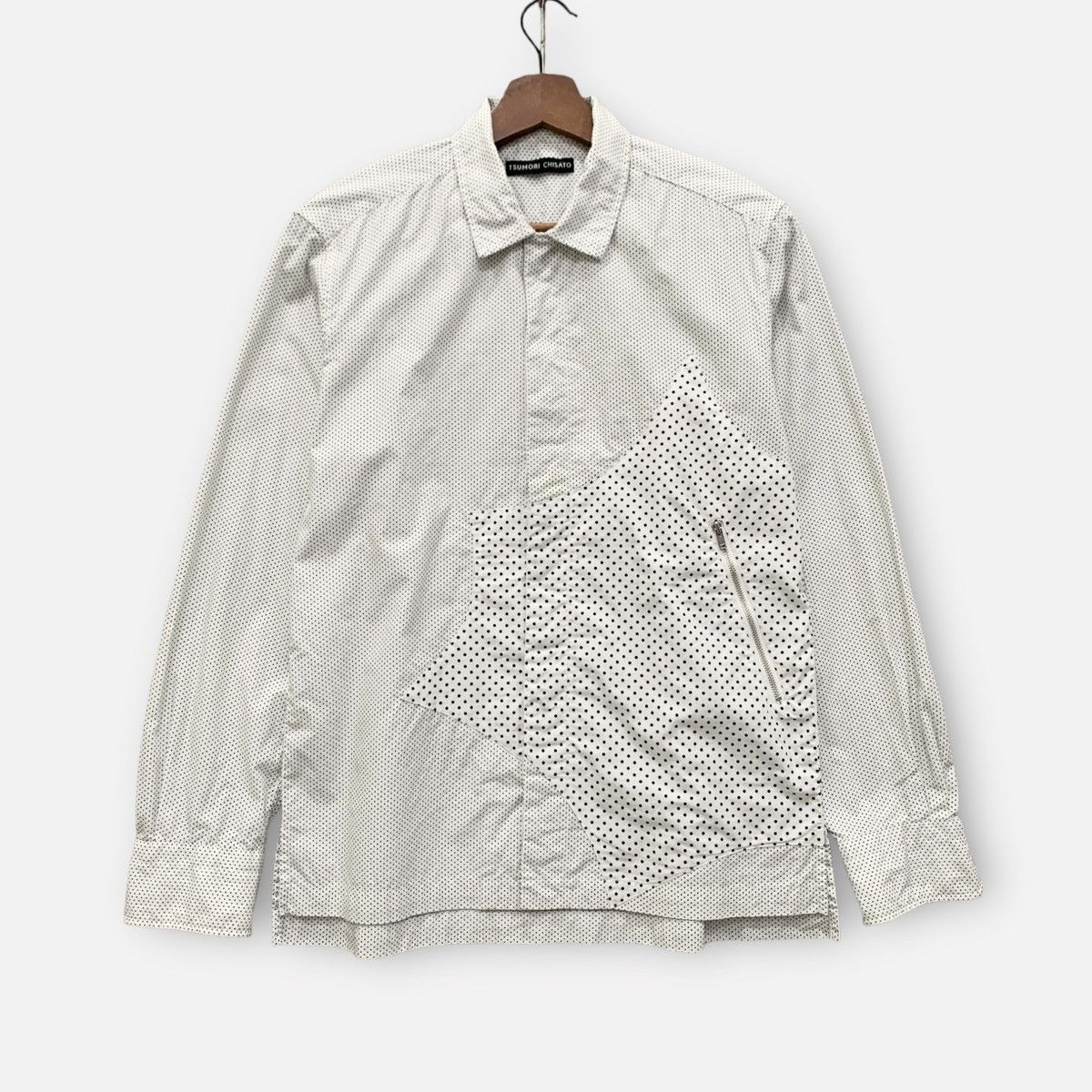 Issey Miyake TSUMORI CHISATO JAPAN POLKA DOT DESIGN COTTON SHIRT BUTTON Size US M / EU 48-50 / 2 - 2 Thumbnail