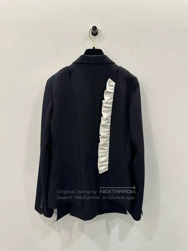 Comme des Garcons COMME des GARÇONS Dark Blue Wool Women's Jacket . Size M / US 6-8 / IT 42-44 - 1 Thumbnail