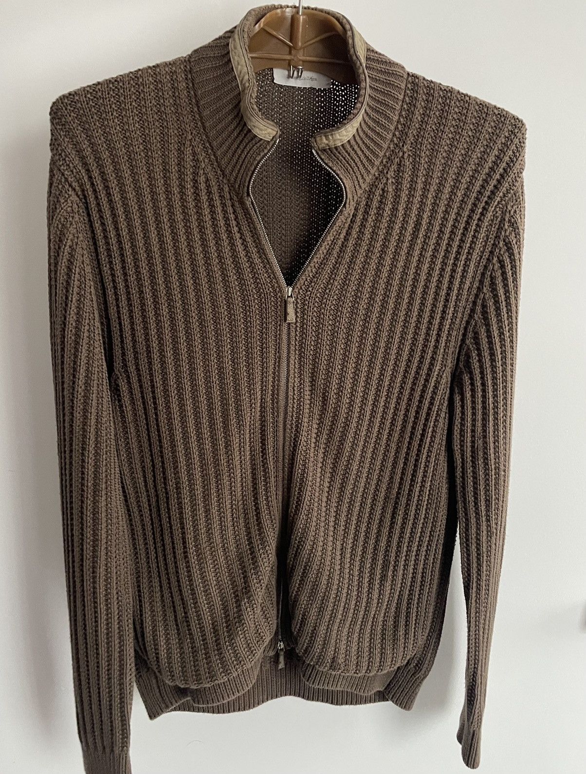 Ermenegildo Zegna Knitted Zip Old Money