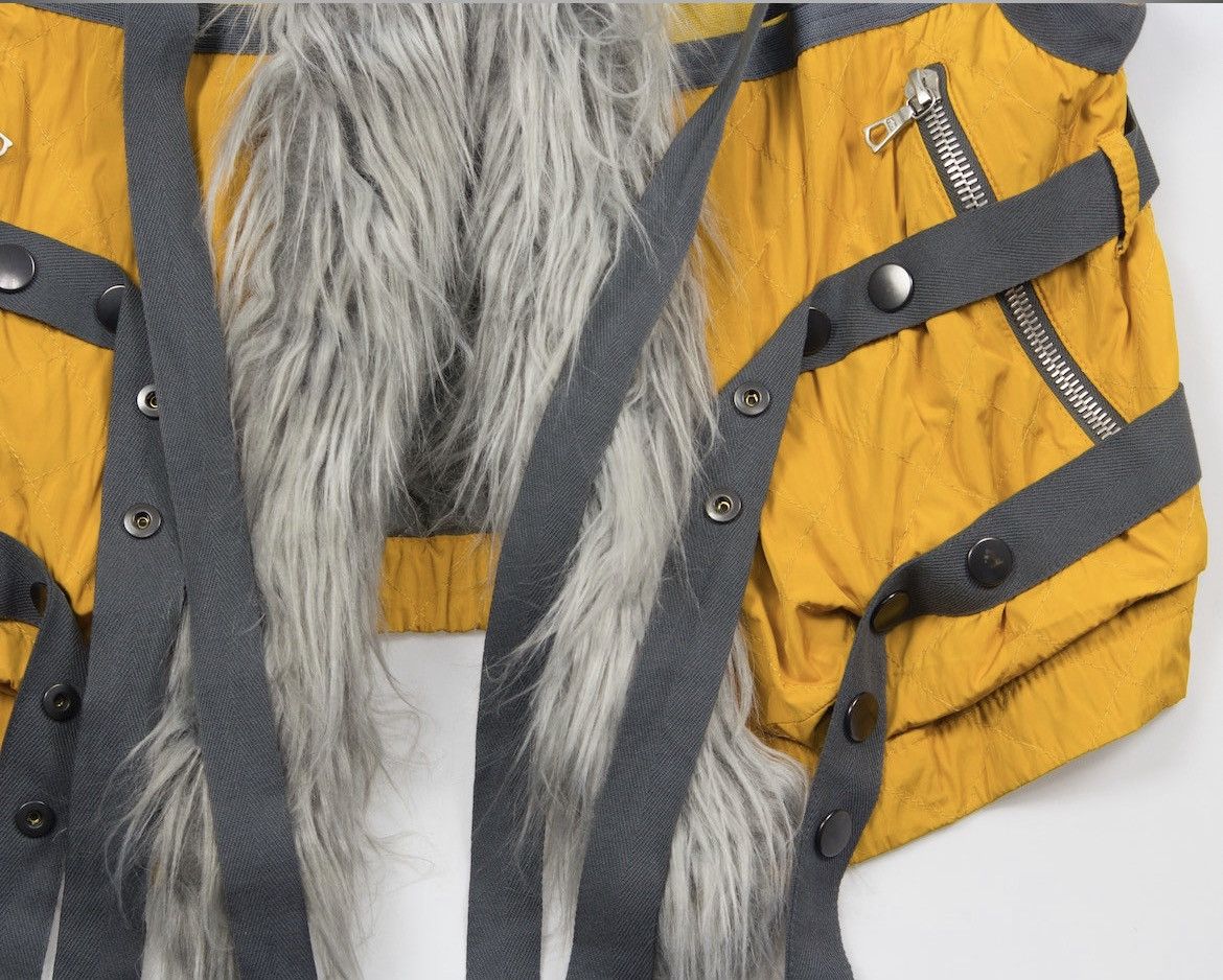 Dries Van Noten FW14 Sample Fur-Trim Bondage Vest Size US M / EU 48-50 / 2 - 4 Thumbnail
