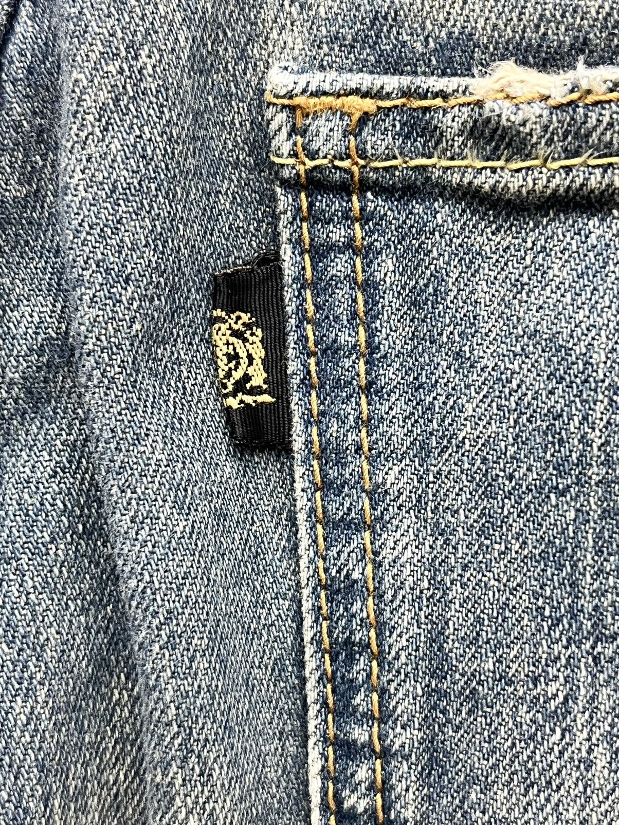 Aran Crafts FYE🔥90's DENIM CRAFT Mudwash Rusty Faded Distressed FLARE Size US 30 / EU 46 - 10 Thumbnail