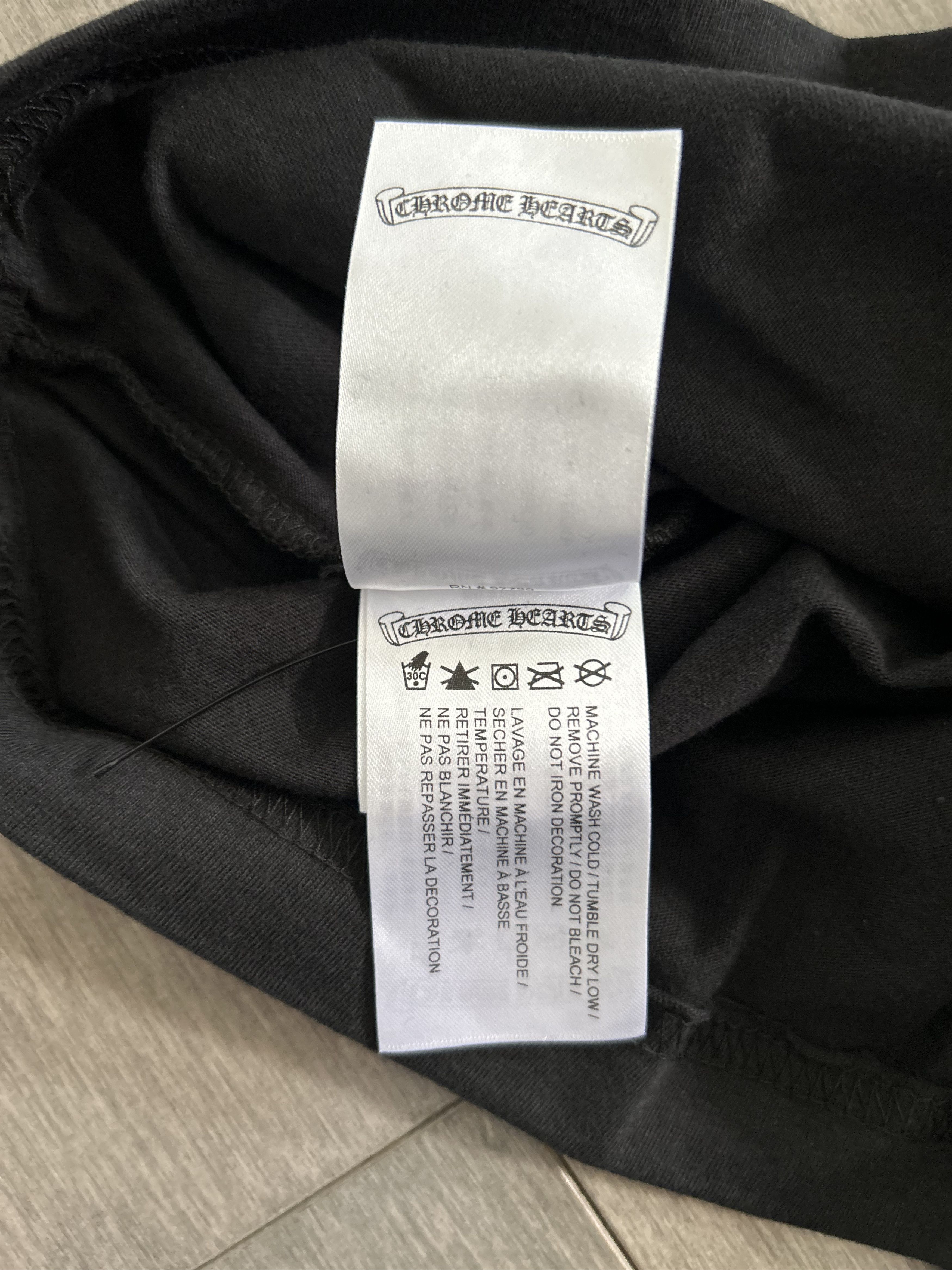 Chrome Hearts Chrome Hearts Neck Logo Pocket LS Tee Size US M / EU 48-50 / 2 - 4 Thumbnail