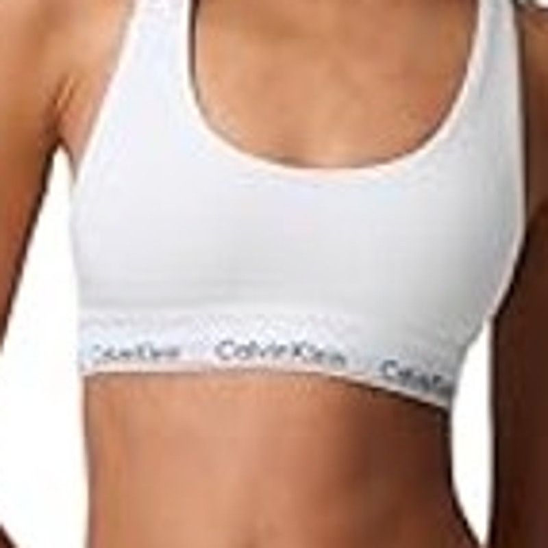Calvin Klein NWT New Calvin Klein Womens XL Cotton Unlined Wireless Bra Size XL / US 12-14 / IT 48-50 - 3 Thumbnail