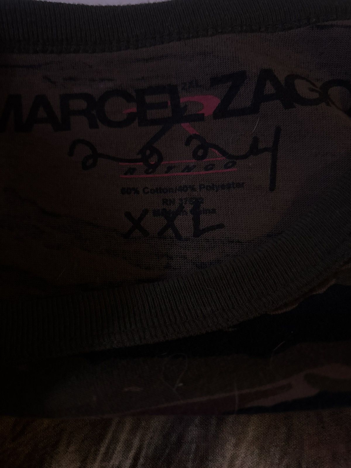 Asspizza Marcel Zago Face Tat T-Shirt Size US XXL / EU 58 / 5 - 2 Thumbnail
