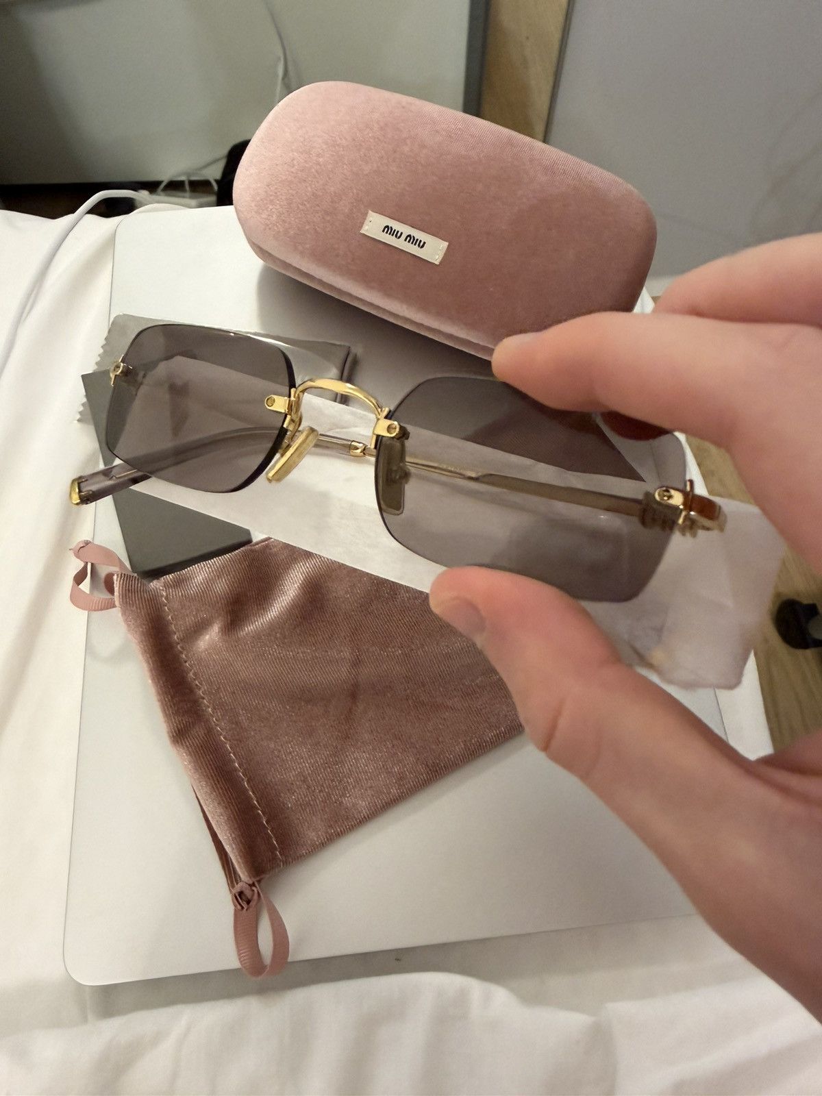 Miu Miu Miumiu sunglasses new Size ONE SIZE - 5 Thumbnail