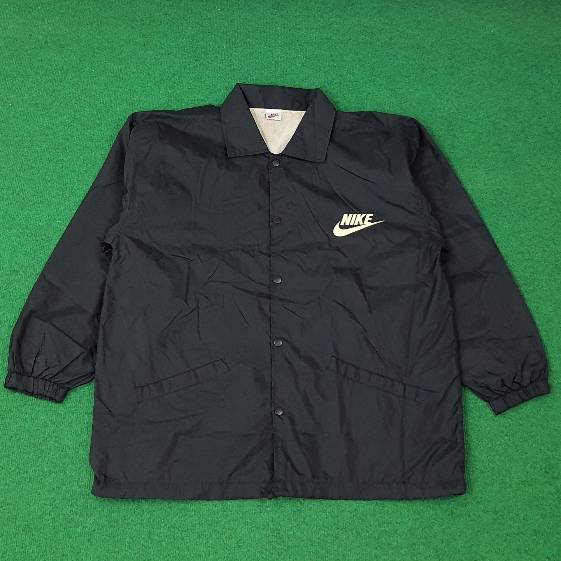 Nike Vintage Nike 90s Coach Jacket C262N14 Size US XL / EU 56 / 4 - 3 Thumbnail