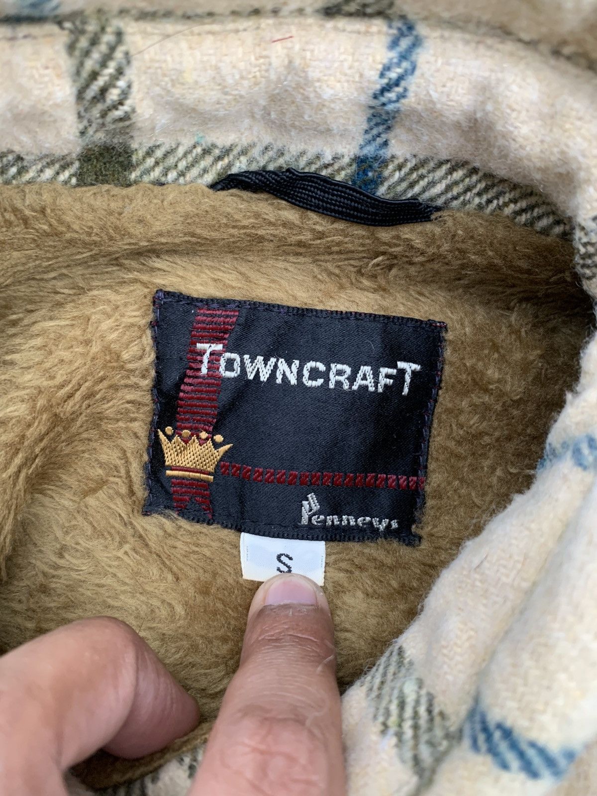 Towncraft VINTAGE TOWNCRAFT PENNEYS WOOL SHERPA FUR LINED PLAID JACKET Size US L / EU 52-54 / 3 - 4 Thumbnail