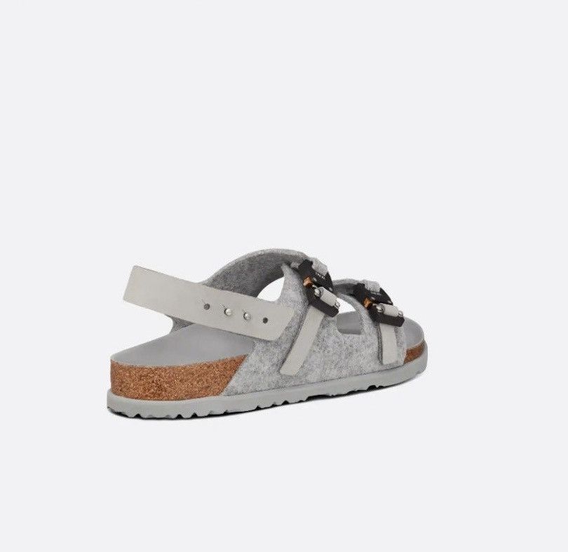 Dior Dior x Birkenstock Nubuck Milano Sandals Size US 11 / EU 44 - 2 Thumbnail