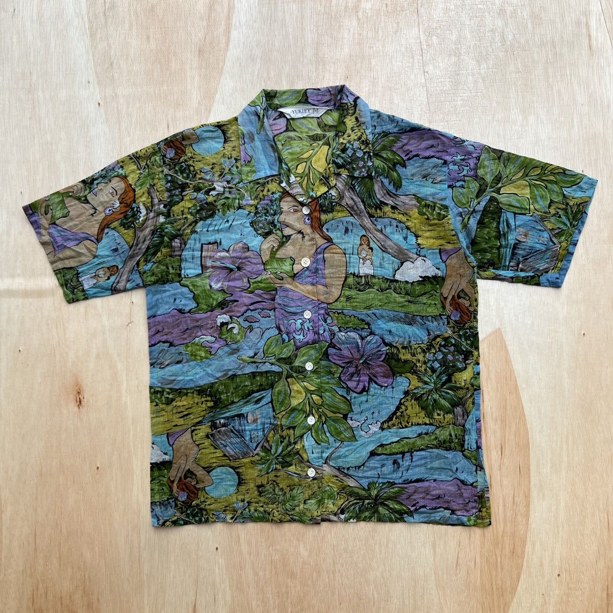 If Six Was Nine JAPANESE BRAND YUKIE NO MENS SILK VINTAGE ALOHA Size M / US 6-8 / IT 42-44 - 1 Thumbnail