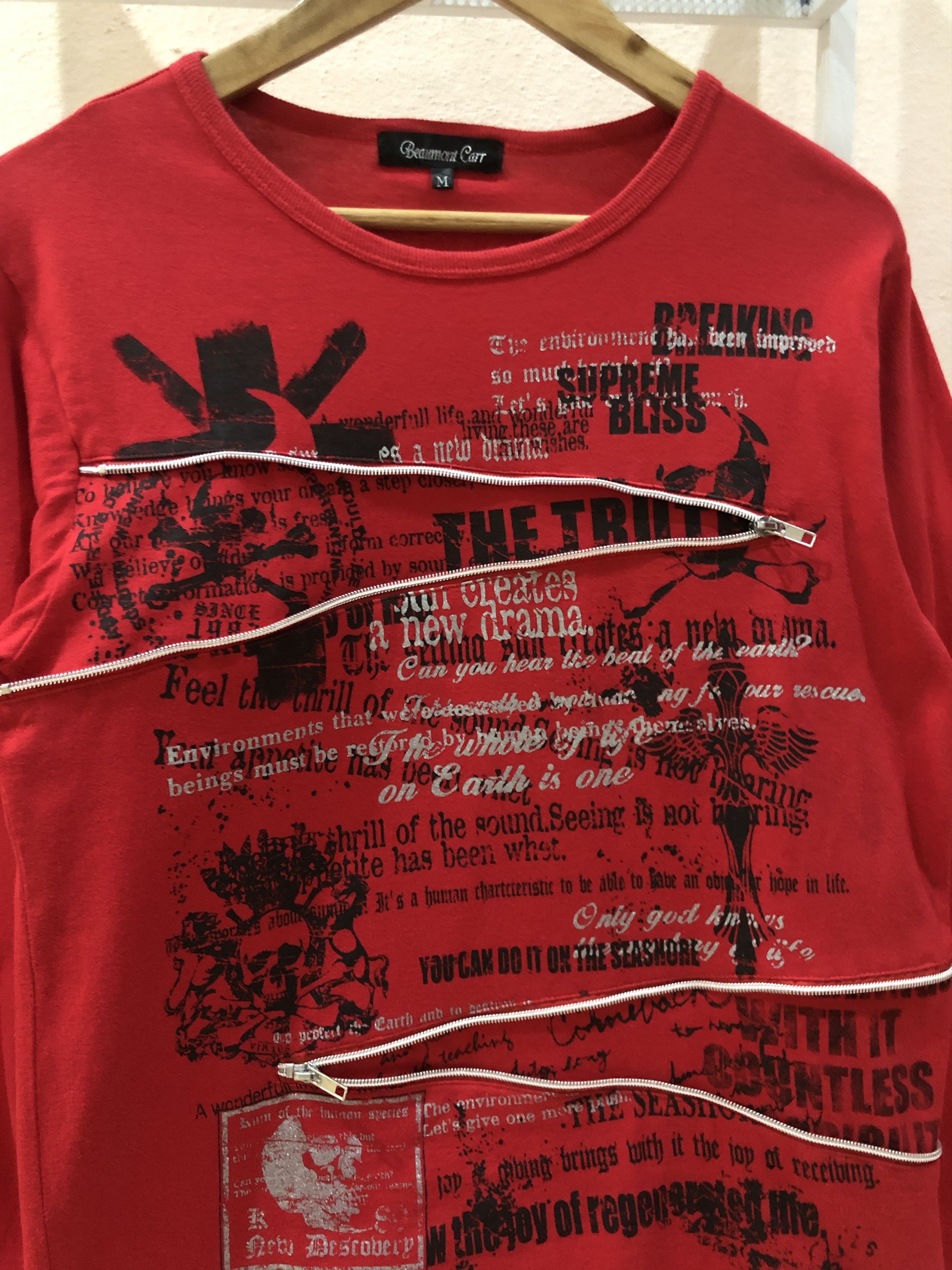 If Six Was Nine Beaumont Carr Poem Seditionaries Gothic Punk Style Size US M / EU 48-50 / 2 - 2 Thumbnail