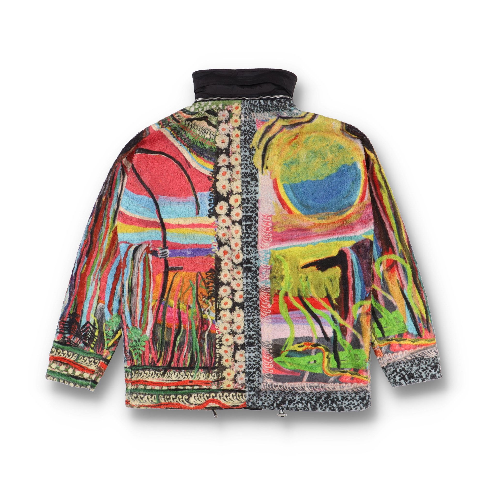 Givenchy x Josh Smith 1 of 1 Reaper Fleece Zip Jacket Size US M / EU 48-50 / 2 - 7 Thumbnail