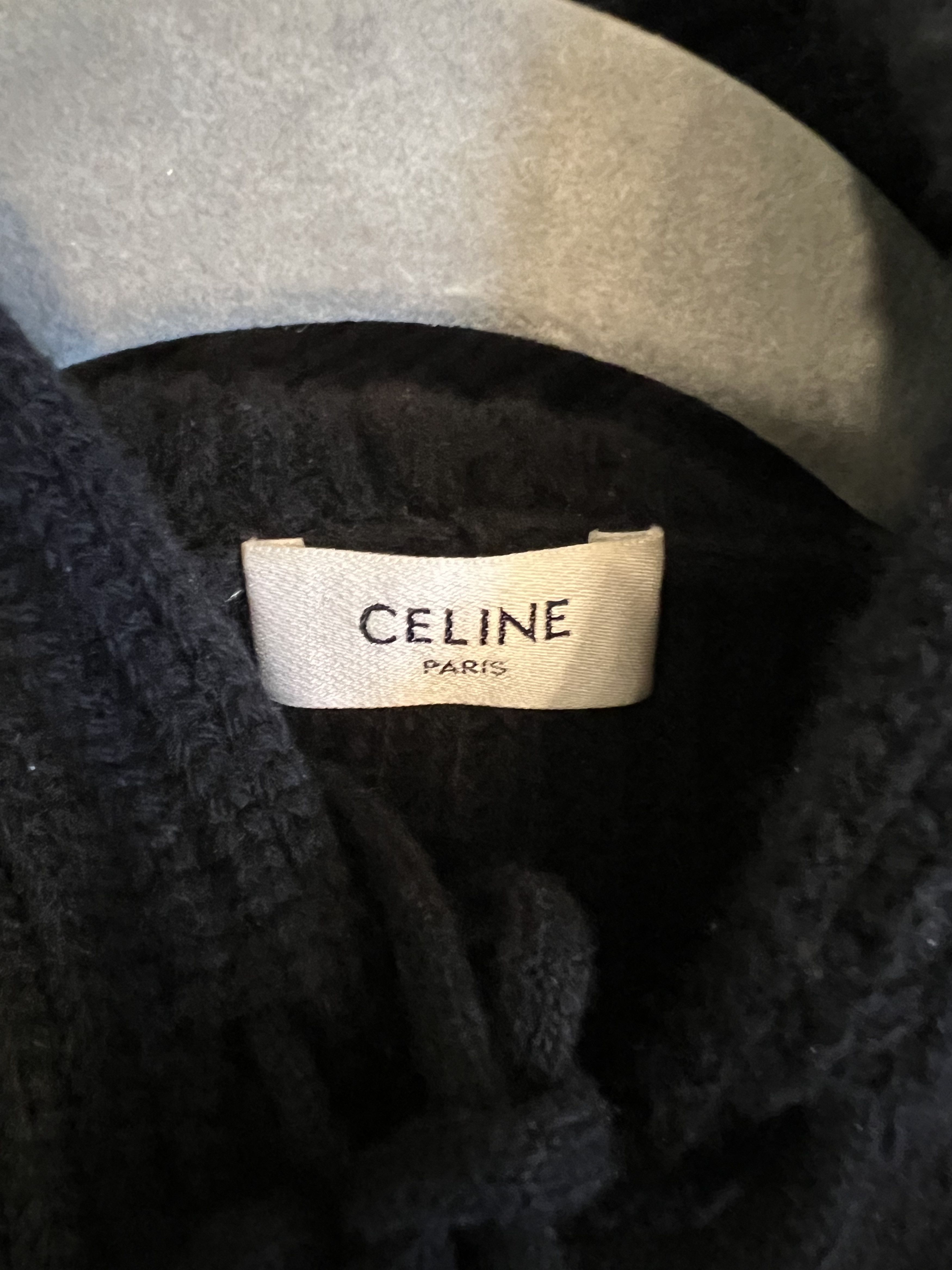 Celine Sequin-Embellished Ribbed Wool Hoodie Size US S / EU 44-46 / 1 - 2 Thumbnail