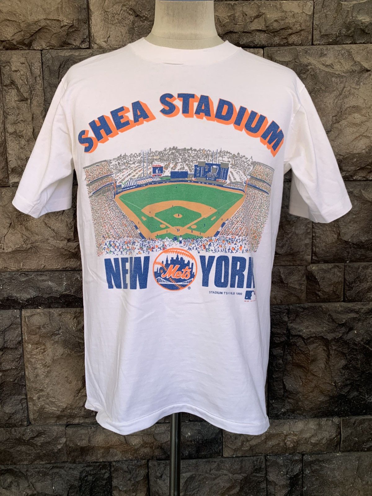 MLB Vintage 90s Shea Stadium New York Mets MLB Team Size US L / EU 52-54 / 3 - 1 Thumbnail