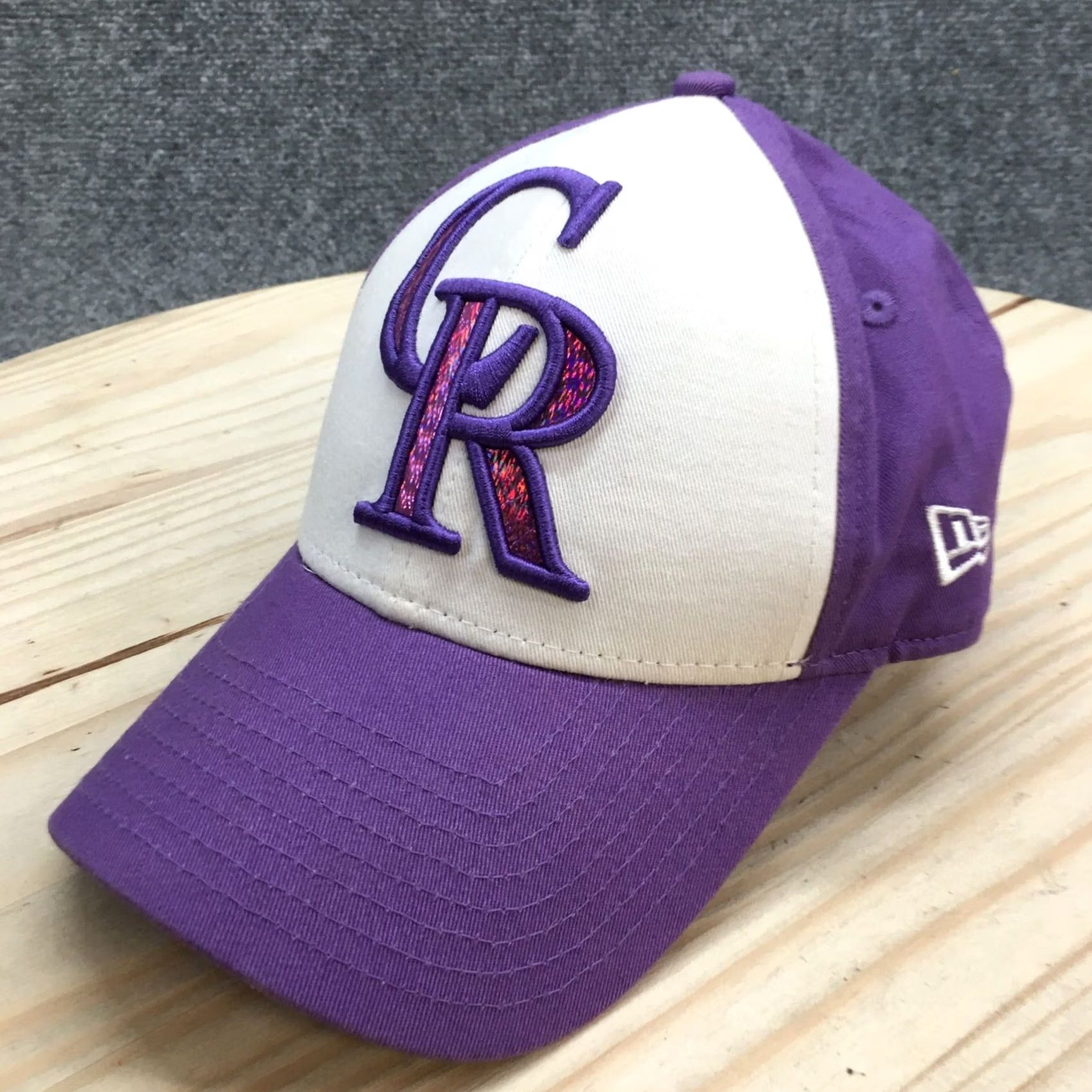 New Era New Era Colorado Rockies Baseball Cap Hat Womens OS Purple 9Forty Embroidered Size ONE SIZE - 2 Thumbnail