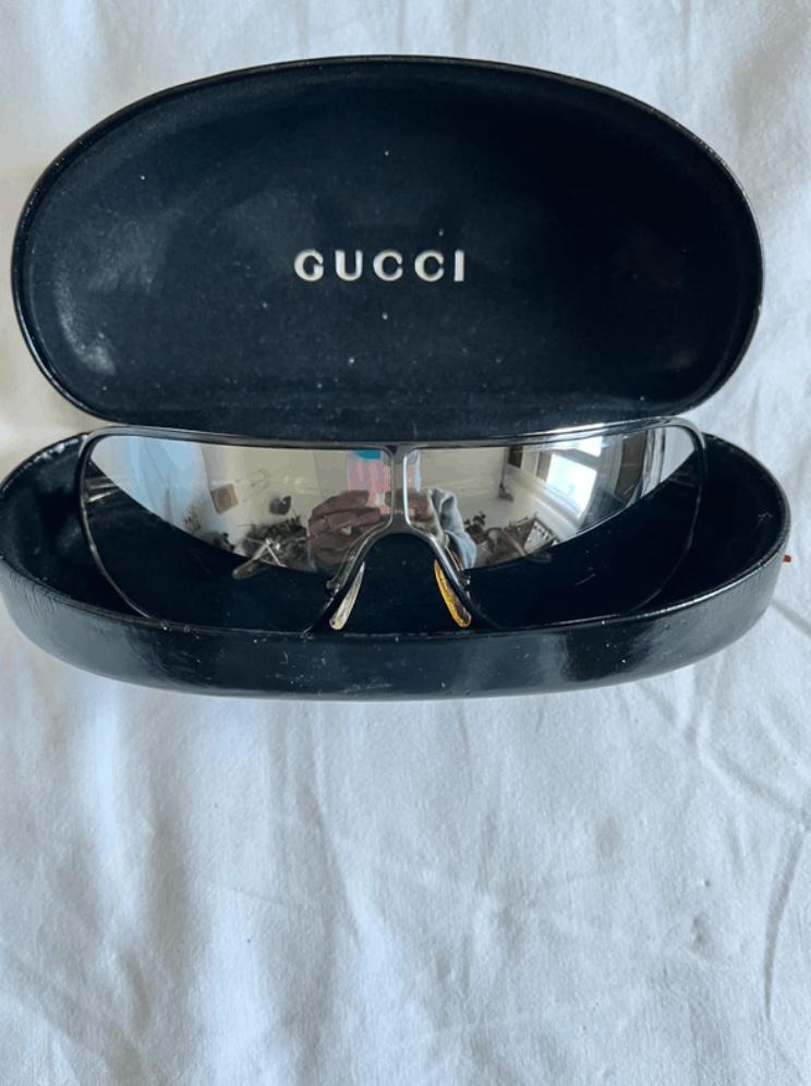 Gucci Gucci Sunglasses Mask Logo Shield GG Sport Vintage Size ONE SIZE - 3 Thumbnail