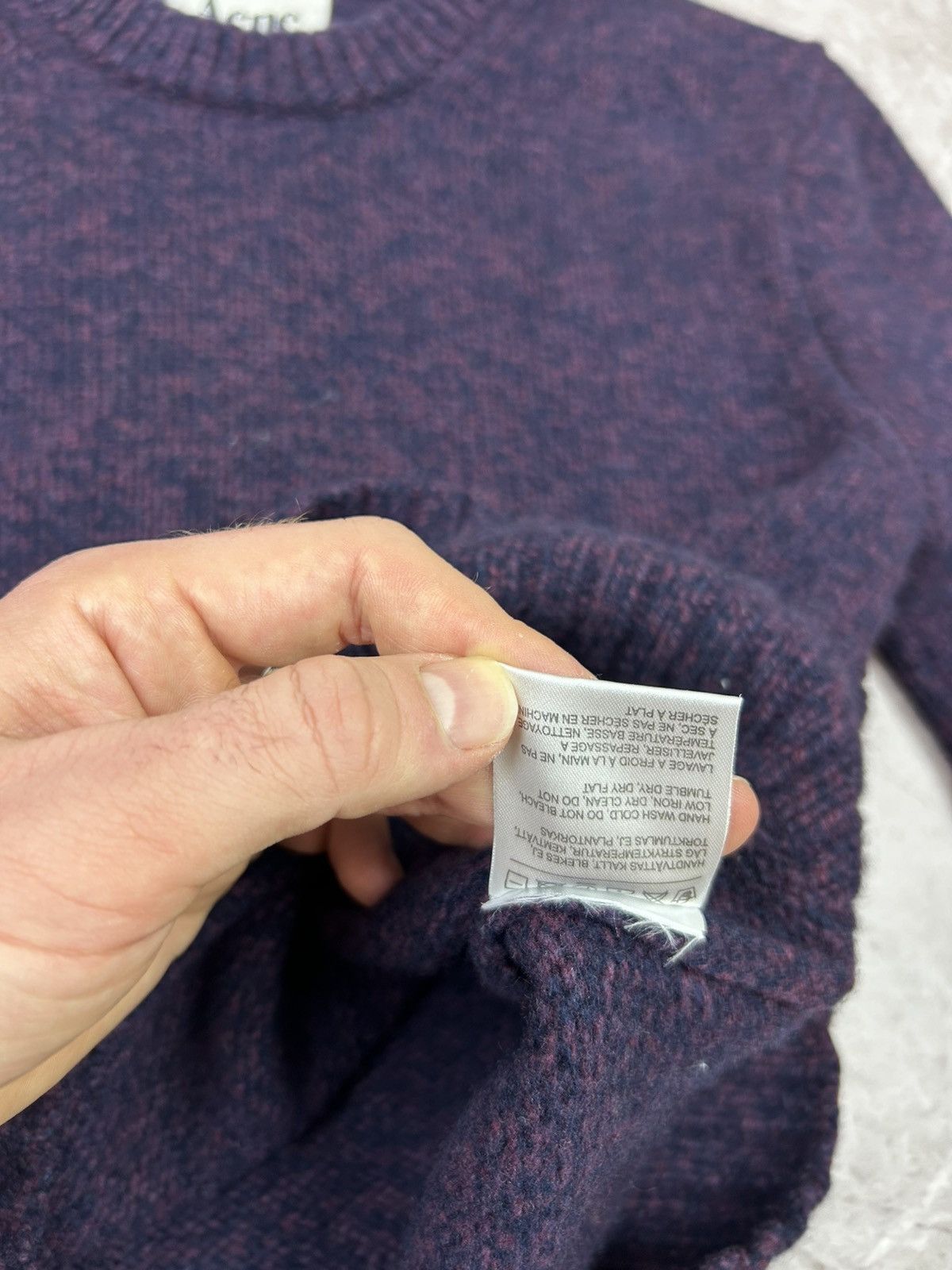 Acne Studios Acne Studios Wool Sweatshirt Size US S / EU 44-46 / 1 - 7 Thumbnail
