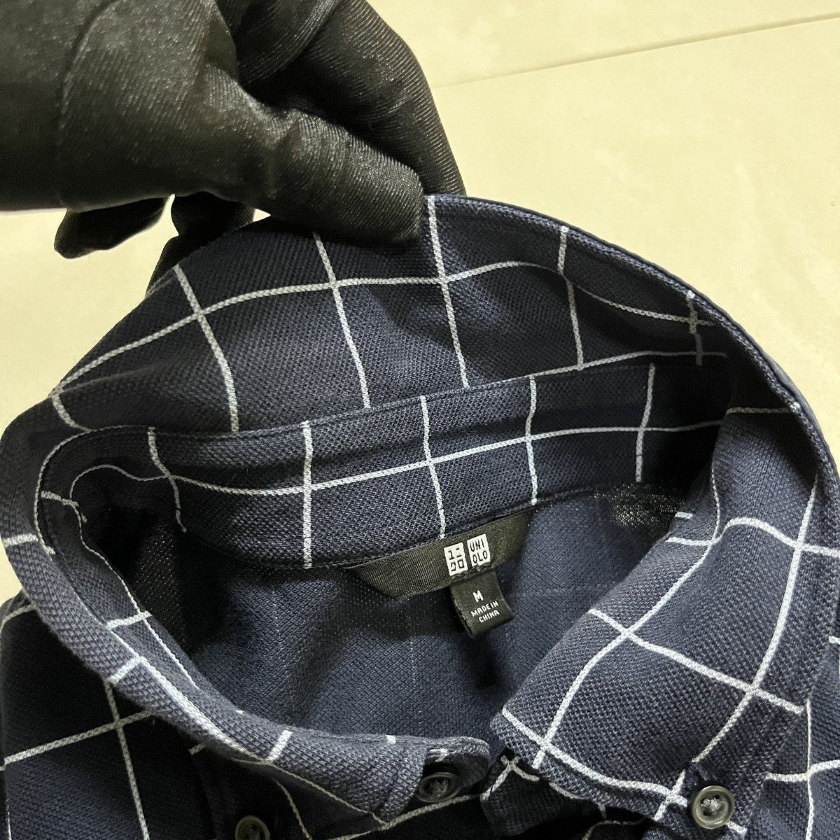 Designer × Japanese Brand × Uniqlo Uniqlo Grid Polo Shirt Size US S / EU 44-46 / 1 - 5 Thumbnail