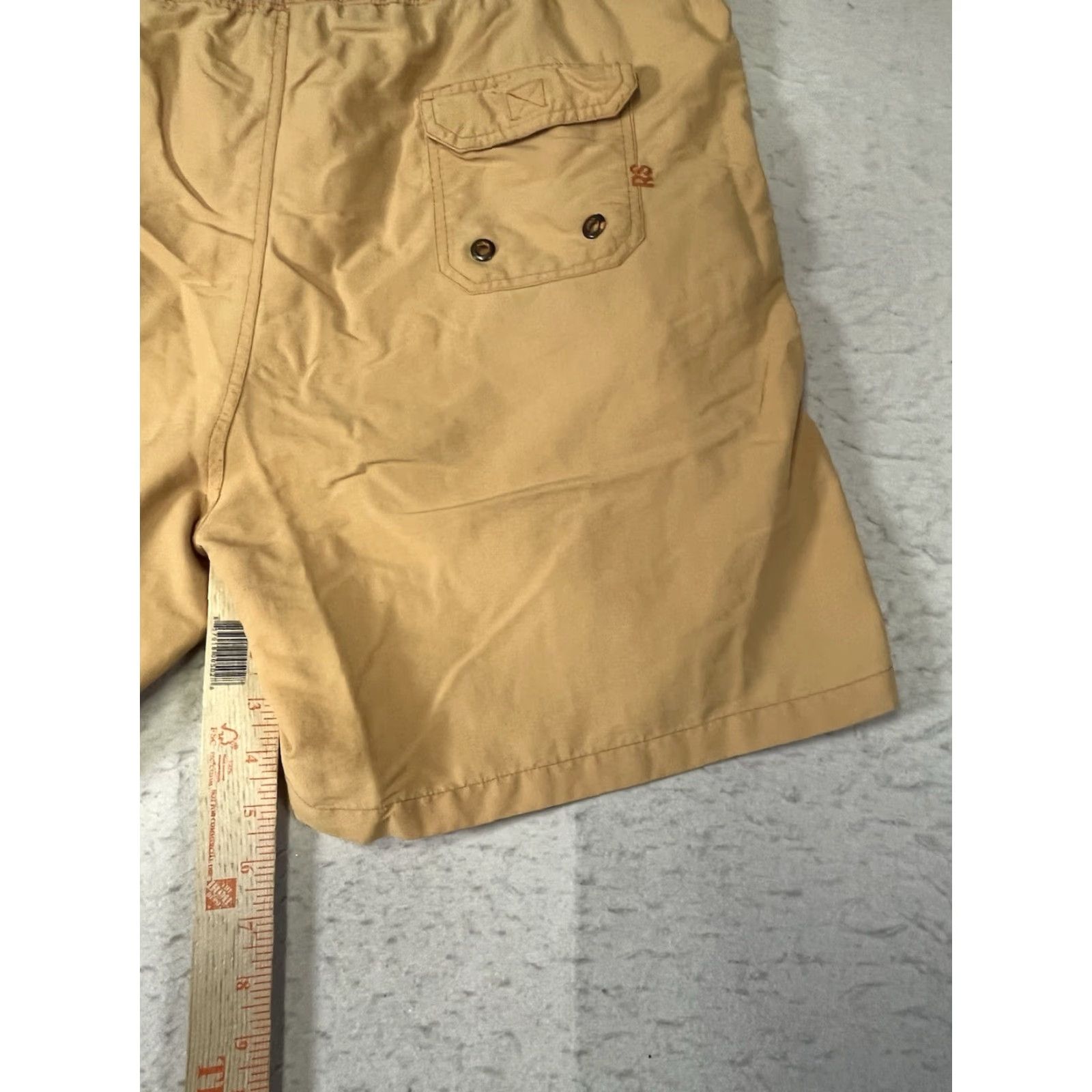 Reyn Spooner VINTAGE Reyn Spooner Board Shorts Men Adult Large Orange Nylon Blended Lightweight Drawstring Pockets Beach 90s Style Trunks Size US 33 - 5 Thumbnail