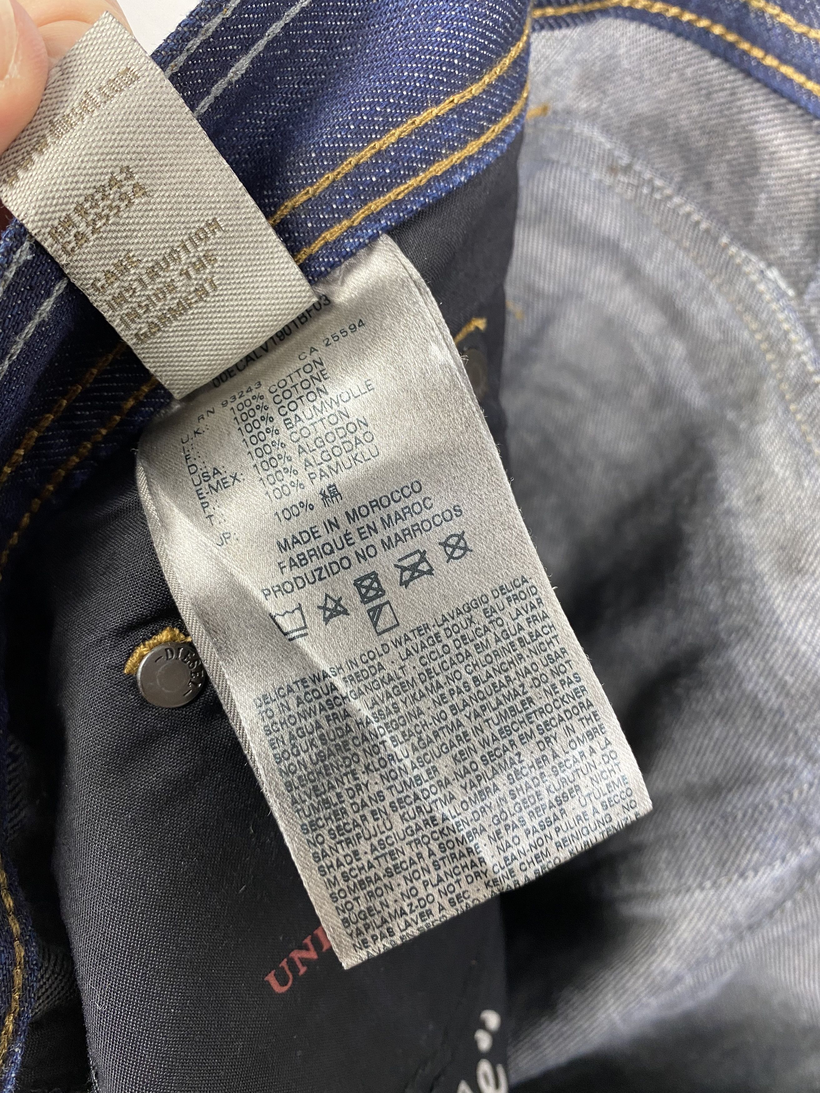 Diesel Diesel Waxed Back in the saddle Carrot Jeans size 30 Size US 30 / EU 46 - 16 Thumbnail